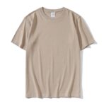 Classic Beige Crew Neck T-Shirt